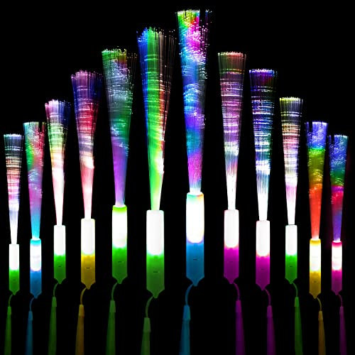 hongtang 15 Stück LED Leuchtspielzeug Partyartikel Set für Kinder, Leuchtstäbe Partyzubehör für Geburtstag,Weihnachten, Feiern Neujahrsparty