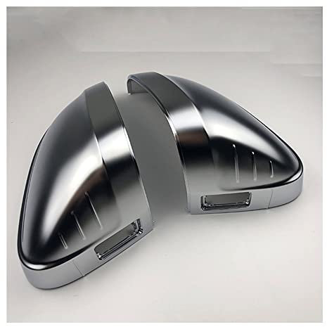 Auto Rückspiegel Kappe Für A4 A5 S4 S5 B9 Auto Rückspiegel Abdeckung Seitenflügel Schützen Rahmenabdeckungen Trim Silber Matt Chrom Shell(09)