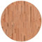 Gecheer Tischplatte Massivholzplatte Holzplatte Ersatztischplatte Holz Platte für Esstisch Couchtisch Ø90x2,5 cm Rund Massivholz Buche