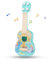 Kinder Ukulele 26cm Gitarre Spielzeug mit 4 verstellbaren Saiten Mini Musikinstrument Early Educational Acoustic Spielzeug für Kleinkinder Anfänger Geschenk (Dinosaurier)