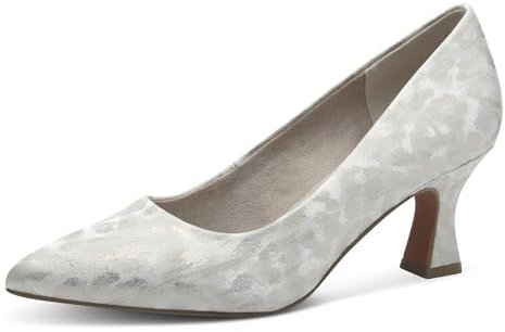 MARCO TOZZI Damen Pumps Spitz Vegan, Mehrfarbig (Leo Dune), 41 EU