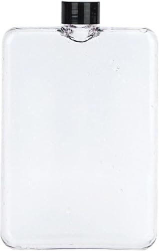 YangHaoDiSY Gourde plate A6 de 500 ml - Minimaliste - Anti-fuite - Pour le sport, le camping, la gym, le fitness en plein air