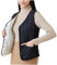 FGVFCS Westen für Damen, gesteppt, locker, leichter Wintermantel, thermisch, dick, Basic-Weste, Weste, lässig, Knopfleiste, Weste, Jacke, Bodywarmer, 01 black, 5XL