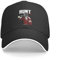 ECUXSRHN Basecap für Herren Schwarze Baseballcap James Hunt - Overlay Design Golfhut Strandausflug benutzerdefinierte Hut