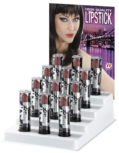 W WIDMANN MILANO Party Fashion, Lippenstift 6 ml, intensive rote Farbe, einfache Anwendung, sanfte Textur, vielseitig für alle Feste, garantierte Qualität, spektakulärer Effekt