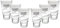 Vaihinger Niehoffs Glas Gläser-Set - 6x Gläser 0,5l geeicht