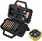 BOOSTEADY Punch Set with Bench Block, Punch Set Including Roll Flat Pin Punch Set and Magnetic Bench Block, Hammer with Detachable Heads and Punch Set