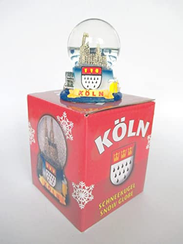Köln Schneekugel Dom Wappen Snowglobe Germany Souvenir (011)