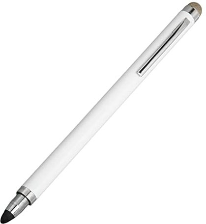 Stylet Actif, Stylet Tactile Universel pour Téléphone Portable, Tablette PC, avec Deux Recharges, Stylet Numérique Haute Sensibilité pour Galaxy A50 A70 A51 A71 A30 A10 A52 A72 A20E A51(Blanc)