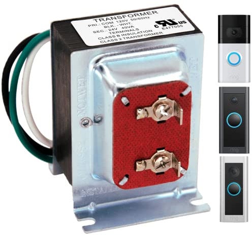 Türklingel-Transformator für Ring Video Türklingel, 16 V 30 Va, fest verdrahtet, Türklingel, Transformator, Netzteil, kompatibel mit Ring, Nest Hello, Wyze und Eufy Video Türklingeln (16 V)