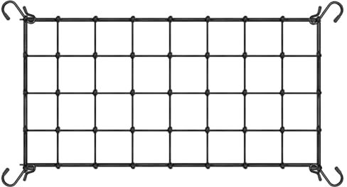 VIVOSUN Ranknetz 60x120cm Spaliernetz mit 4 Haken Rankhilfe Netz für Kletterpflanzen Gemüse Früchte und Blumen