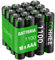 OOHHEE Wiederaufladbare AAA-Batterien, 16 Stück, 1200 Tech AAA-Batterien, Ni-MH 1100 mAh AAA-Batterie, geringe Selbstentladung 1,2 V AAA-Batterie, mit 4 Schutzboxen