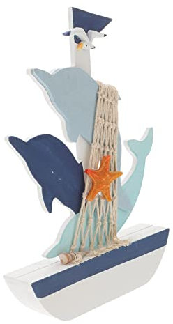 Veemoon 1stk Segel Ornamente Aus Holz Modell Eines Segelboots Aus Holz Segelboot-Dekoration Holz Segelboot Dekor Spielzeug Für Segelschiffe Segelboot Aus Holz Massivholz Büro Hölzern Puppe