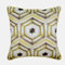 The HomeCentric Dekorative Wurfkissenbezug Senf 2 Stück, 45x45 cm Batik Abstract Cotton Printed Baumwolle Gelb, Handgefertigter Kissenbezug Abstrakt - Batik Yellow