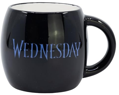 Taza Globe de cerámica de 380 ml en caja de regalo de Wednesday