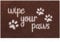 HLFMVWE Welcome Door Mats for Entrance Funny Door Mat Wipe Your Paws Floor Mat, Welcome Mats for Front Door Non Slip Backing Rubber Mat for Outside Dog Doormat