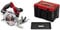 Einhell Akku-Handkreissäge TE-CS 18/150 Li-Solo Power X-Change (18 V, Ø150 x Ø10 mm Sägeblatt, Schnitttiefe + Neigungswinkel werkzeuglos einstellbar, LEDs, ohne Akku und Ladegerät, inkl. E-Case)