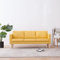 UTSRABFA Schlafsessel Küchenbank Wohnzimmer Couch 3-Sitzer-Sofa Stoff Gelb Geeignet für Schlafzimmer, Wohnzimmer, Esszimmer, Büro