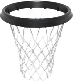 pulunto Tragbares Basketballnetz, PU, für drinnen und draußen, professioneller Basketball-Basketball, A6n1, abnehmbares Netz, Zubehör, tragbares Netz