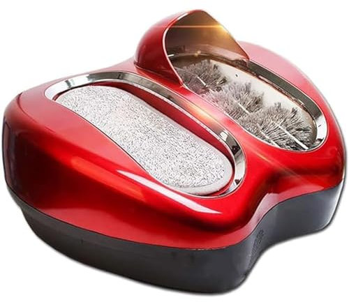Máquina de pulido de limpiadores de zapatos de inducción automática recargable, máquina de limpieza de zapatos totalmente automática, máquina de limpieza de zapatos de hoteles,Red