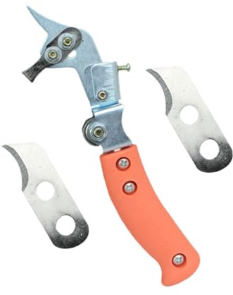 Happyyami 1 Satz Fruchtringschneider verbandsschere astschere gartenschere stoffschere steckrute Baumschere Rindenablöser Handschere Gürtelschneider für Obstgarten Astring- Plastik