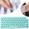 Keyboard Film for Nail Art | Full-Size Laptop Keyboard Cover Used for MacBook, Silicone Raised Keyboard Protective Cover for Nail Art, Long Nails Keyboard Cover for Typing and Gaming (Heart, Green)