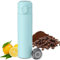Yoassi Thermobecher Travel Mug Edelstahl, Isolierbecher Kaffeebecher To Go 500ml, Auslaufsicher Reisebecher mit Deckel und Sieb, Thermosflasche doppelwandig isoliert Autobecher Isolierflasche
