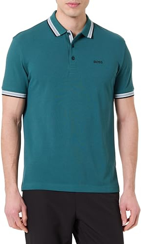 BOSS Men's Paddy 10241663 01 Polo, Open Green 356, 3XL