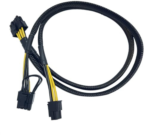 HSSDTECH 10 Pin to 8+6pin SATA Power Cable for Dell Precision 5820 SATA | Power Supply Cable (50cm)