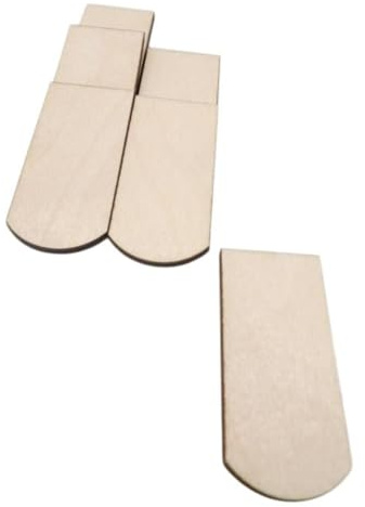 75 Stück Holzschindeln Biberschwanz B 32,3 mm x L 70 mm x 4 mm gelasert Dachschindeln, Minidachschindeln, Schindelstreifen, Biberschwanz, Dachdeckung, Vogelhaus, Schindeln