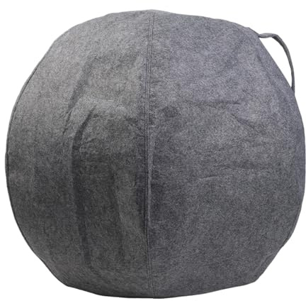 FACAIIO Filz-Ball-Abdeckung, Gymnastikbälle, 55 cm, 65 cm, 75 cm, faltbar und schützend, 3 mm Filzmaterial