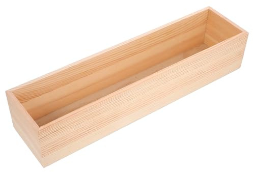 PENIKOKO Holzkiste ohne Deckel mit Ample Space und Portabel Elegante Organizer Kisten für Zuhause und Büro als Kleine Holzkisten zur Aufbewahrung