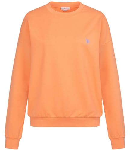 U.S. POLO ASSN. Damen Sweatshirt Pullover (S-XXL) Baumwollmix Rundhals Langarm P034