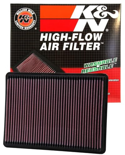 K&N 33-2233 Filtri Aria Sostitutivi Auto, Lavabile e Riutilizzabile