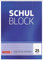 Brunnen 1052525 Schulblock / Notizblock (A4, 50 Blatt, liniert, mit Rand, Lineatur 25, gelocht, kopfverleimt, 70 g/m²)