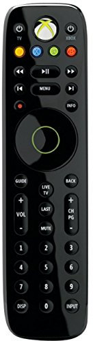 Microsoft Universal Remote Control f/Xbox 360 - Mando a Distancia (Consola de Juegos, TV, Pulsadores, Negro)