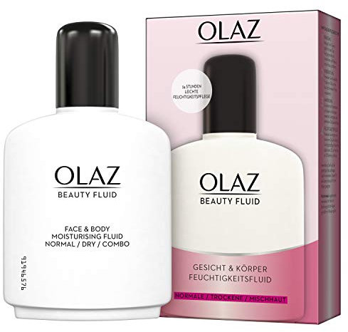 Olaz Beauty Feuchtigkeitsfluid Gesicht & Körper, Normale Trockene Mischhaut, 200 ml