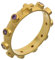 Holyart Rosenkranz Ring Silber 925 mit violetten Zirkone, 19 mm (0.748 inc.) - DE 60