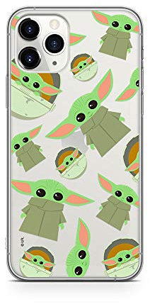 Original und Offiziell lizenziertes Star Wars Baby Yoda Handyhülle für iPhone 11 PRO, Case, Hülle, Cover aus Kunststoff TPU-Silikon, schützt vor Stößen und Kratzern