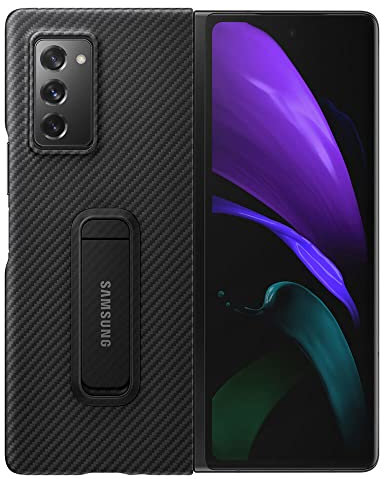 Samsung Galaxy Z Fold2 Amarid - Custodia con supporto, colore: Nero