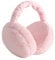 IHCEMIH Ear Muffs, Women Earmuffs Winter Accessories Fluffy Plush Foldable Adults Outdoor Thermal Ear Warmer Skiing Running Ears Covers Protector from Wind Cold Gift for Girls Ladies Pink