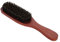 Wildschweinborsten-Haarbürste, Bartbürste für Männer, Fördert das Bartwachstum, Schnurrbartbürste, Funktioniert mit Bartbalsamen und Bartölen, 21 Cm