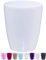 Santino Selbstbewässernder Topf mit Dochtsystem und Wasserstandsanzeige für den Innenbereich, Orchideentopf D 16.5cm (White - 3,3L)