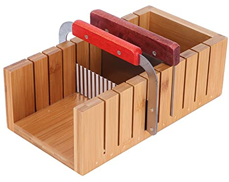 Juego de Cortadores de Eficiente Molde de Pan de Madera con Cuchillos Afilados para Cortar Limpio, para Principiantes para Cortar o Pan, Herramienta de Corte de de Acero