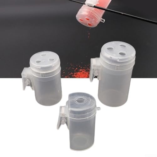 Transparent White Pellet Cup Bait Accessory, Carp Pole Pots, Fishing Rod Clip Feeder Cup (M)