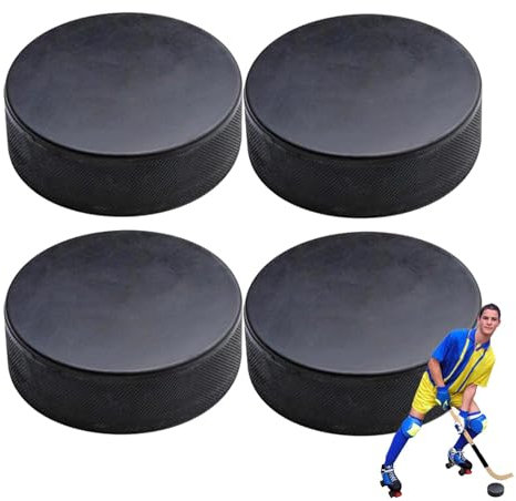 Trainings-Hockey-Pucks, offizielle Verordnung, klassische Trainings-Hockey-Pucks, für den Innenbereich, 7,6 cm Durchmesser, 2,5 cm Dicke für Rollhockey