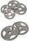 HOMCOM Set of 6 Cast Iron Olympic Weight for 2/5cm Hole Dumbbell Handle Bar 35kg Dumbbell Plates Barbell Weight 2 x 5kg, 2 x 2.5kg, 2 x 10kg