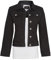 kraftd Women's Denim Jackets Casual Summer Long Sleeve Jacket | Ladies Denim Jackets Button Up Slim Fit | Stretch Denim Jacket | Jacket Women UK With Collared Neckline And Pockets (Black, 12)