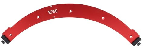 R250 Woodworking Round Corner Template - Aluminum Alloy Router Template for Inner & Outer Corner Routing, for DIY and Professional Woodworking