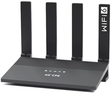 NONDK Für Nano 5G SIM-Karte 4G LTE WiFi6 Router 300Mbps Wireless Internet Mehrsprachige Unterstützung Englisch Französisch EU Stecker EU Plug